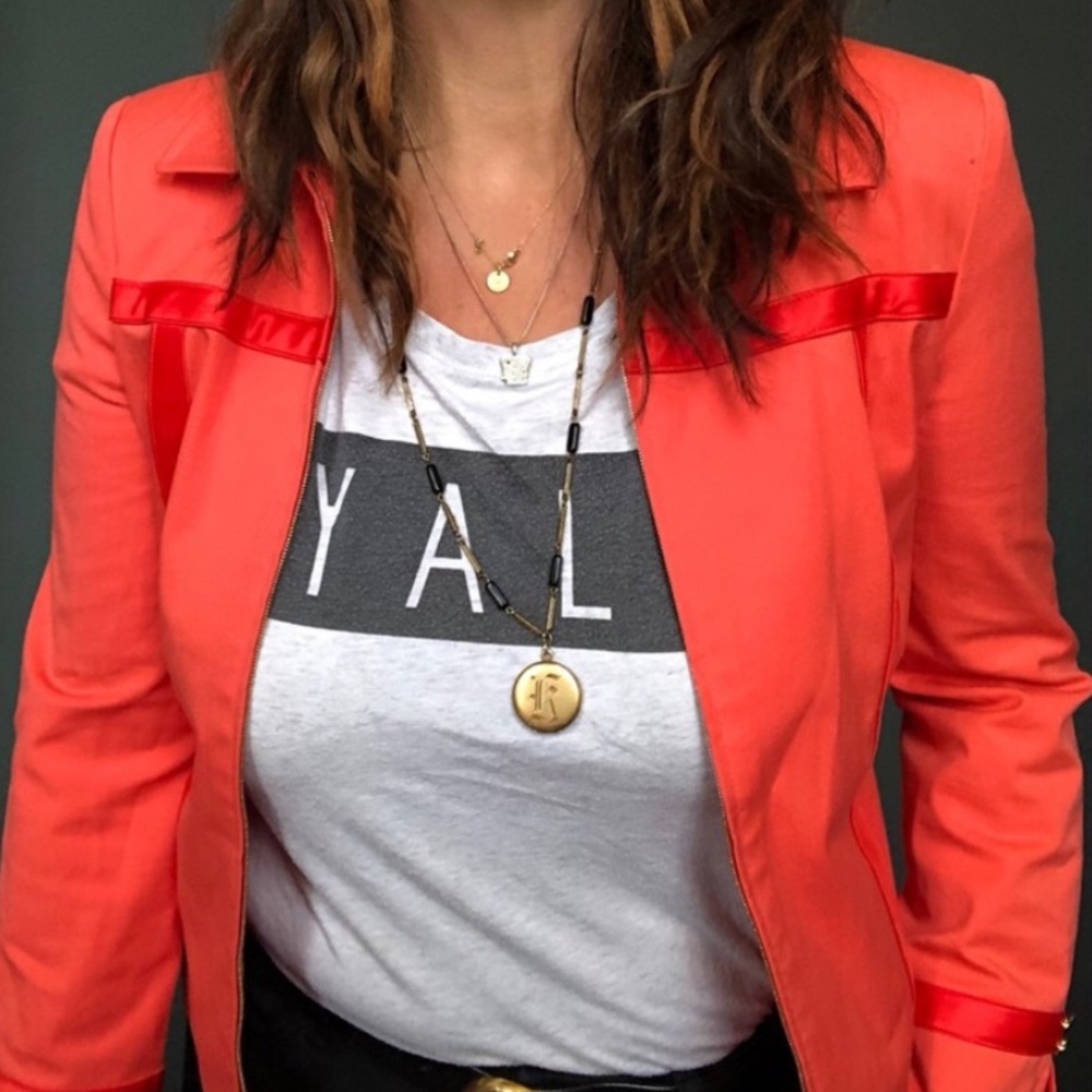 St. John by Marie Gray Imperial Zip Front Blazer - Picture 5 of 7